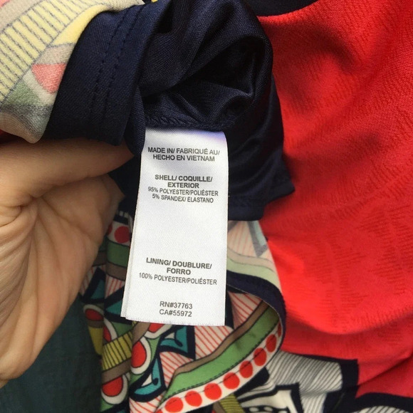 Laundry by Shelli Segal Women's Size Small Printed Mini Dress - Picture 5 of 5